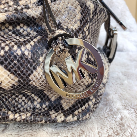 ♥️ MICHAEL KORS Limited Edition Snakeskin handbag - Picture 2 of 16